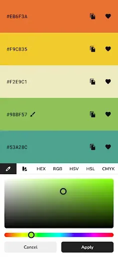 Скриншот 2 — Pigments Color Palette Creator