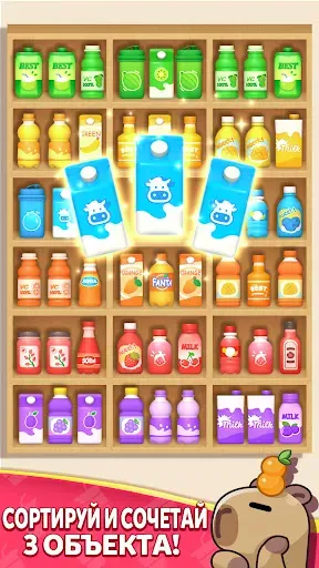 Скриншот 1 — Sort Match™:3D Goods Puzzle