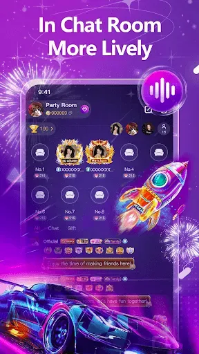 Скриншот 2 — 4Party: Voice Chat & Friends