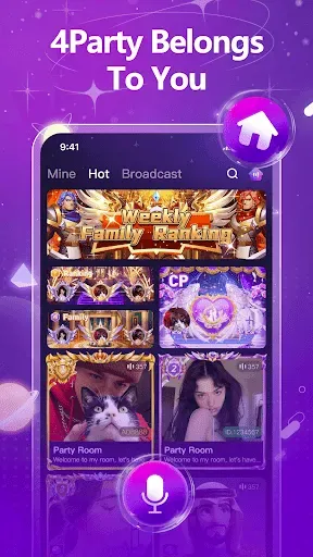 Скриншот 6 — 4Party: Voice Chat & Friends