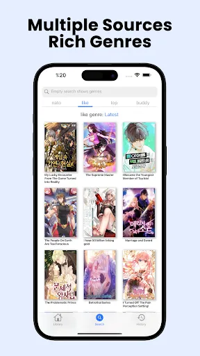 Скриншот 2 — MangaBoya - Webtoon & Comics