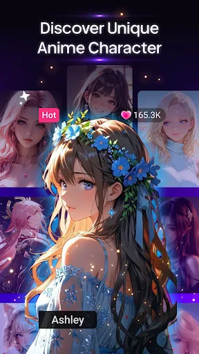 Скриншот 1 — Weifu AI: My Girlfriend Chat