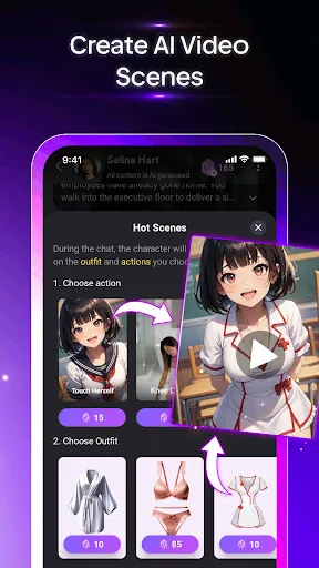 Скриншот 6 — Weifu AI: My Girlfriend Chat