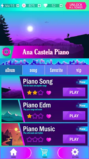 Скриншот 1 — Ana Castela Piano Música