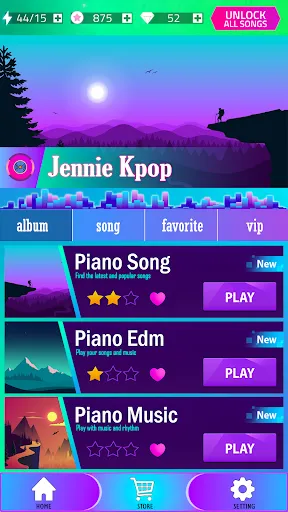 Скриншот 1 — Jennie - Mantra Piano Tiles