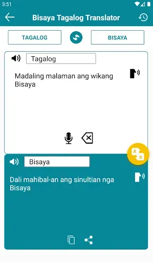 Скриншот 2 — Tagalog to Bisaya Translator