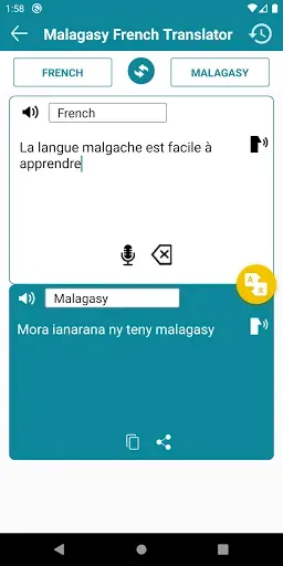 Скриншот 1 — Malagasy French Translator