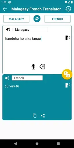Скриншот 2 — Malagasy French Translator