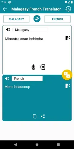 Скриншот 4 — Malagasy French Translator
