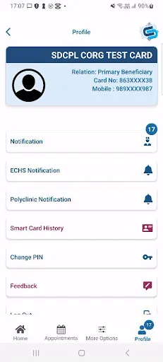 Скриншот 6 — ECHS Beneficiaries App