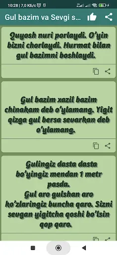 Скриншот 7 — Gul bazim va Sevgi sherlari