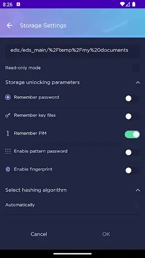 Скриншот 8 — EDS NG: Encrypted File Vault