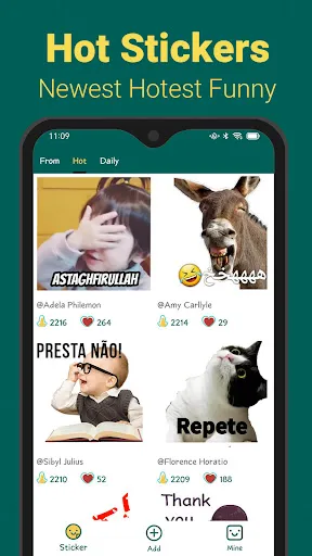 Скриншот 1 — What Sticker Maker For WA