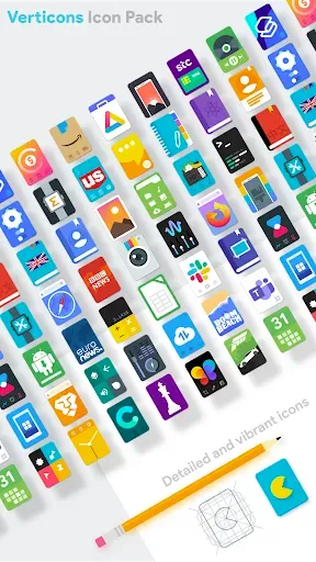 Скриншот 2 — Verticons Icon Pack
