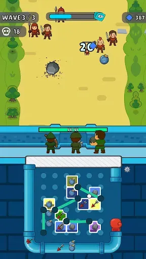 Скриншот 2 — Battle Ropes (Physics Puzzle)