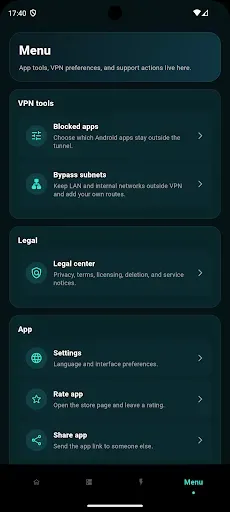 Скриншот 7 — Space VPN Защита сети