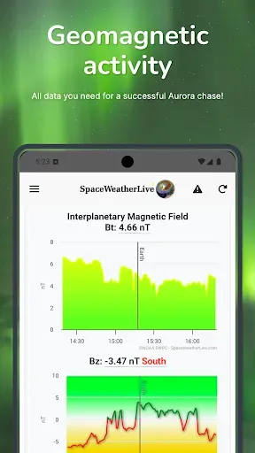 Скриншот 1 — SpaceWeatherLive