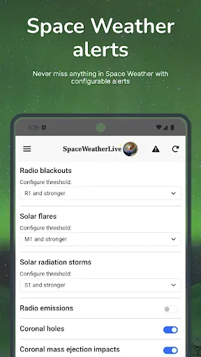 Скриншот 3 — SpaceWeatherLive
