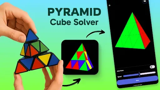 Скриншот 1 — Pyramid Cube Solver