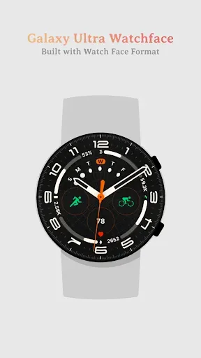 Скриншот 1 — Galaxy Ultra Watch Face
