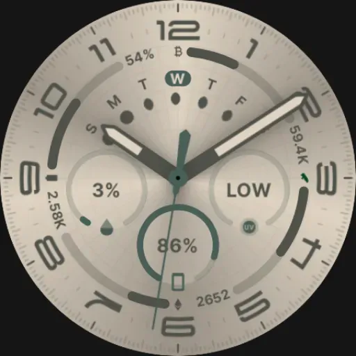 Скриншот 6 — Galaxy Ultra Watch Face