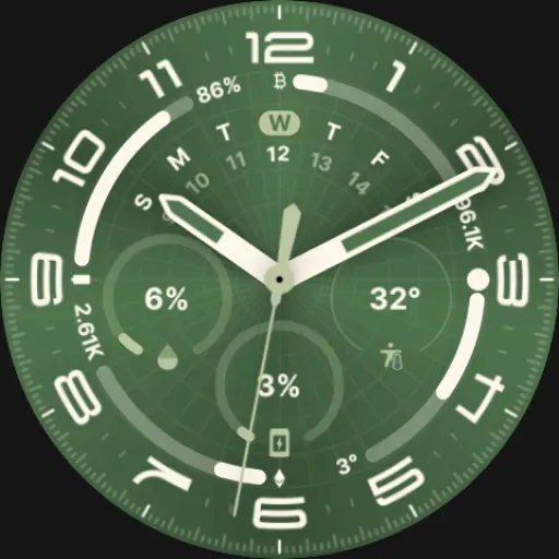 Скриншот 8 — Galaxy Ultra Watch Face
