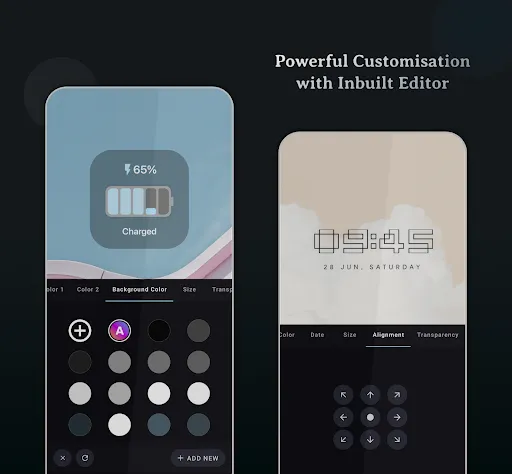 Скриншот 3 — Muviz Widgets: Clock, Music.,