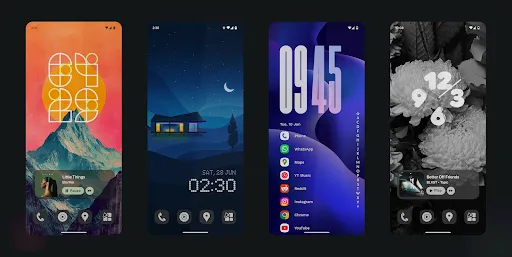 Скриншот 4 — Muviz Widgets: Clock, Music.,