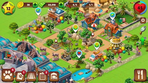 Скриншот 8 — Zoo Life: Animal Park Game Fun