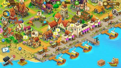 Скриншот 5 — Town Village Ферма Строить