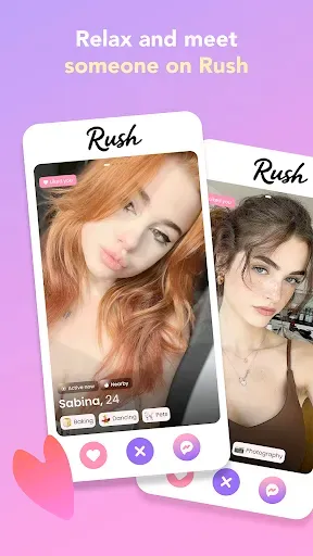 Скриншот 2 — Dating, Chat & Meet: Rush