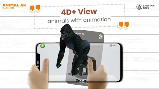 Скриншот 4 — Animal AR 3D Safari Flash Card