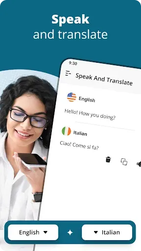 Скриншот 1 — Speak & Translate all Language