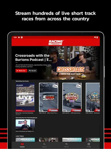 Скриншот 6 — RacingAmerica.tv
