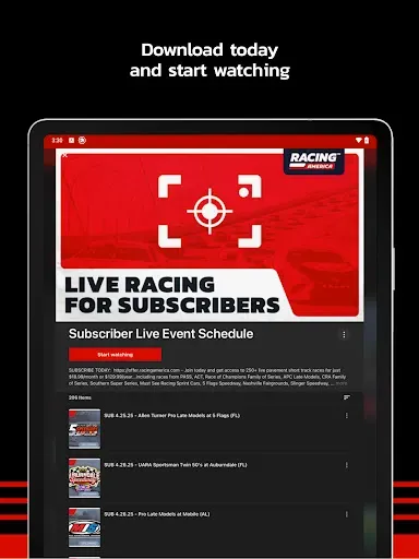 Скриншот 8 — RacingAmerica.tv