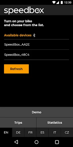 Скриншот 1 — SpeedBox App