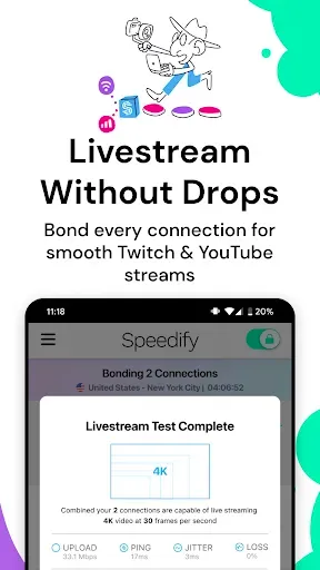 Скриншот 6 — Speedify: Satellite + 5G Bond