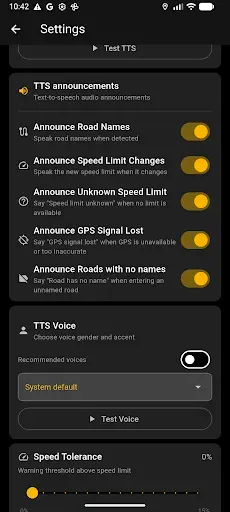 Скриншот 6 — Speed/Limit - GPS Speed Alerts