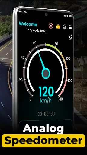 Скриншот 2 — Speedometer: GPS Speed Tracker