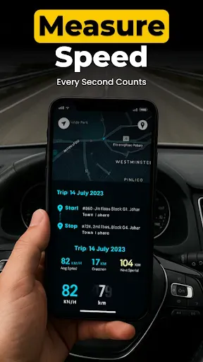 Скриншот 6 — Speedometer: GPS Speed Tracker