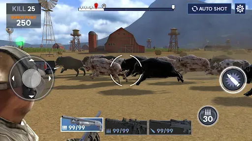 Скриншот 2 — Heli Hog Hunt - Sniper Game