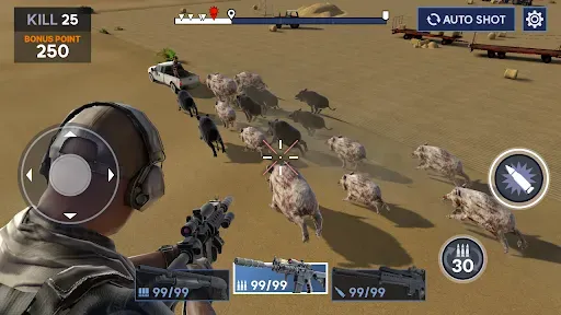 Скриншот 6 — Heli Hog Hunt - Sniper Game