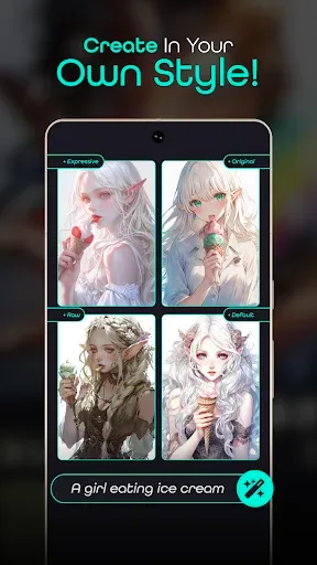 Скриншот 2 — niji・journey - AI Anime Art