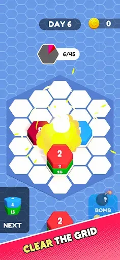 Скриншот 3 — Hexa Sort: 2048 Challenge