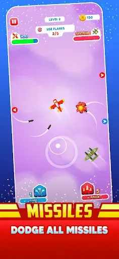 Скриншот 1 — Man Vs. Missiles: Dogfight