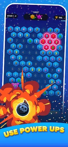 Скриншот 3 — Ten Blitz: Match Pairs of 10!