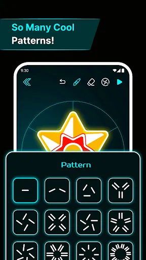 Скриншот 6 — Finger Spinner: Glow Art Draw