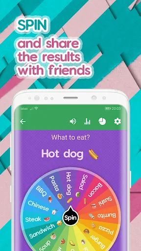 Скриншот 1 — Spin The Wheel - Random Picker