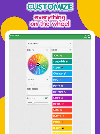 Скриншот 8 — Spin The Wheel - Random Picker