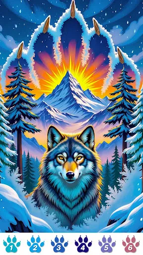 Скриншот 3 — Spirit Animal Coloring Book